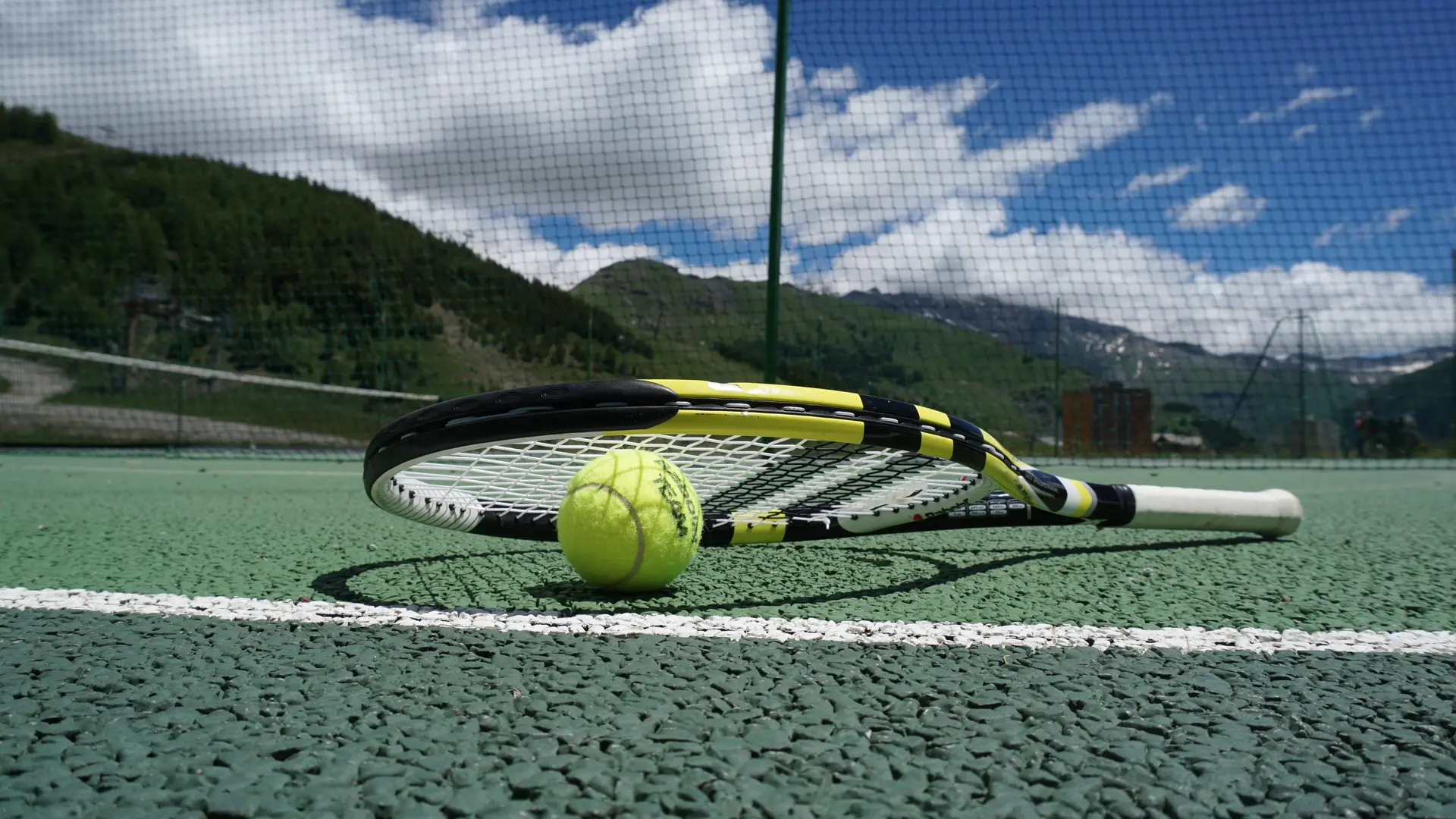 Courts de tennis Orcières