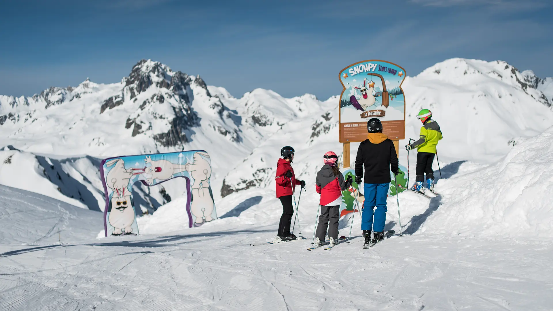 Départ de la zone ludique Snowpy Mountain @LaToussuire