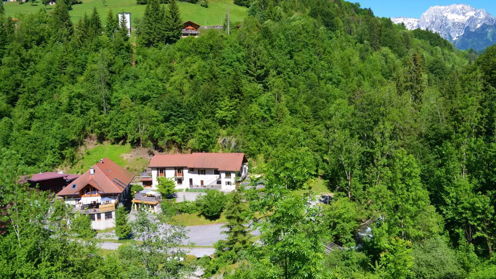 Vue d'ensemble des Gîtes de l'Ancienne Scierie
