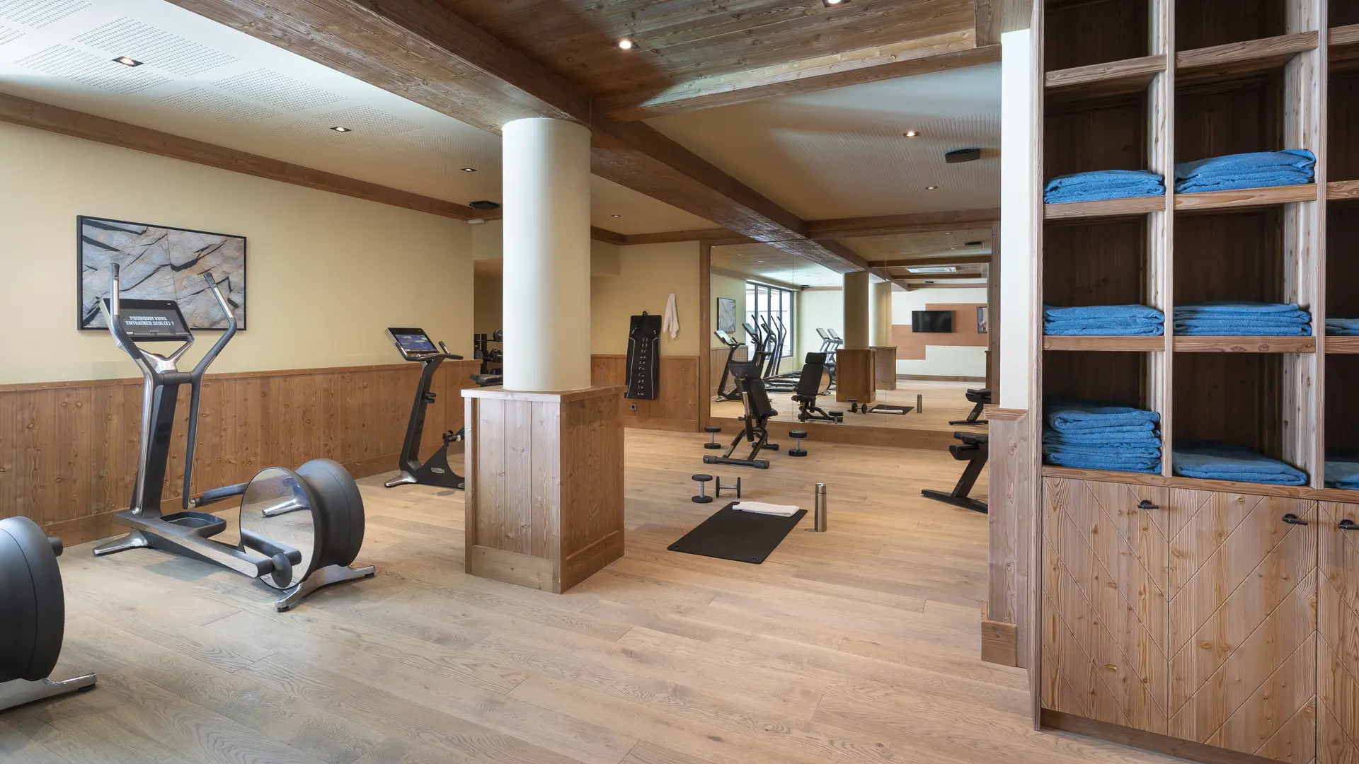 Fitness room with Technogym® equipment