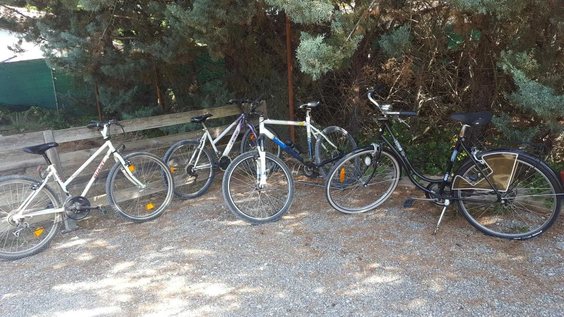 4 vélos à dispositions