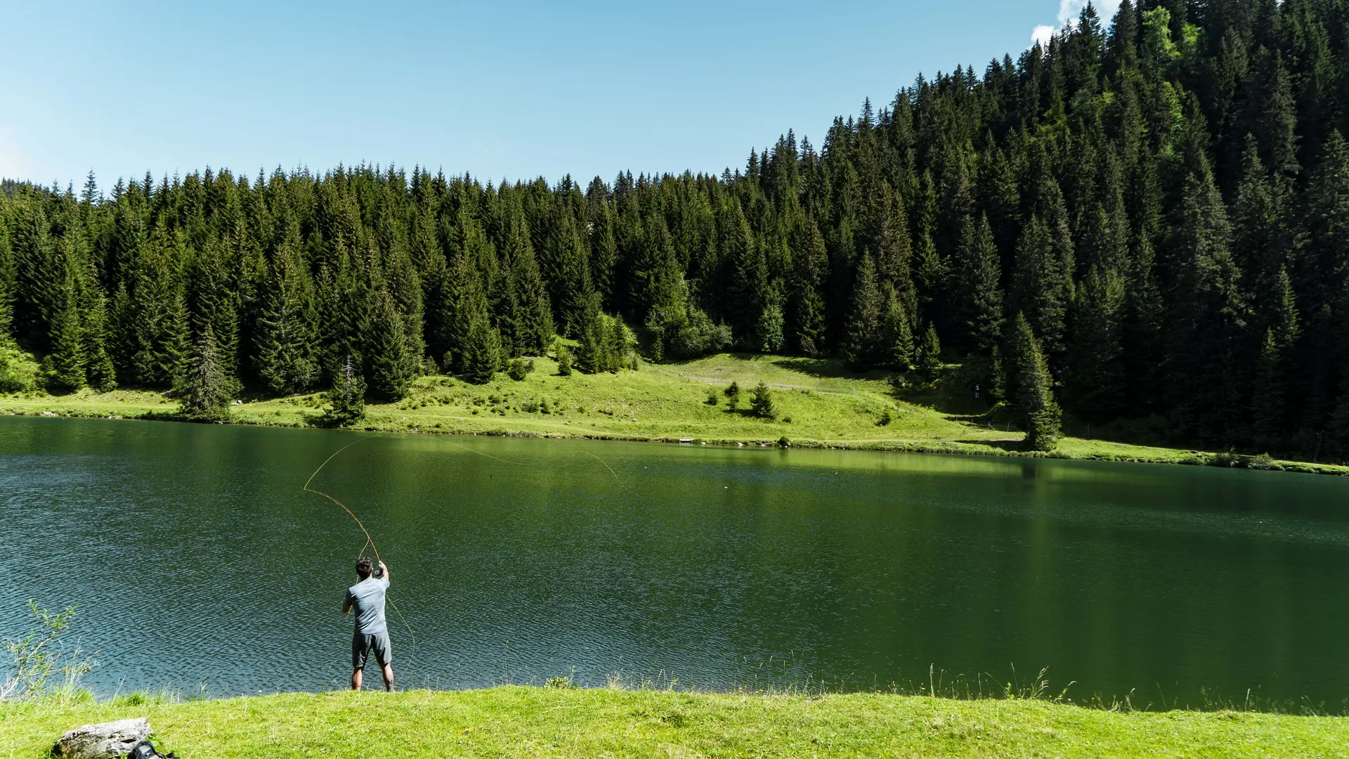 Pêche au Lac de la Mouille