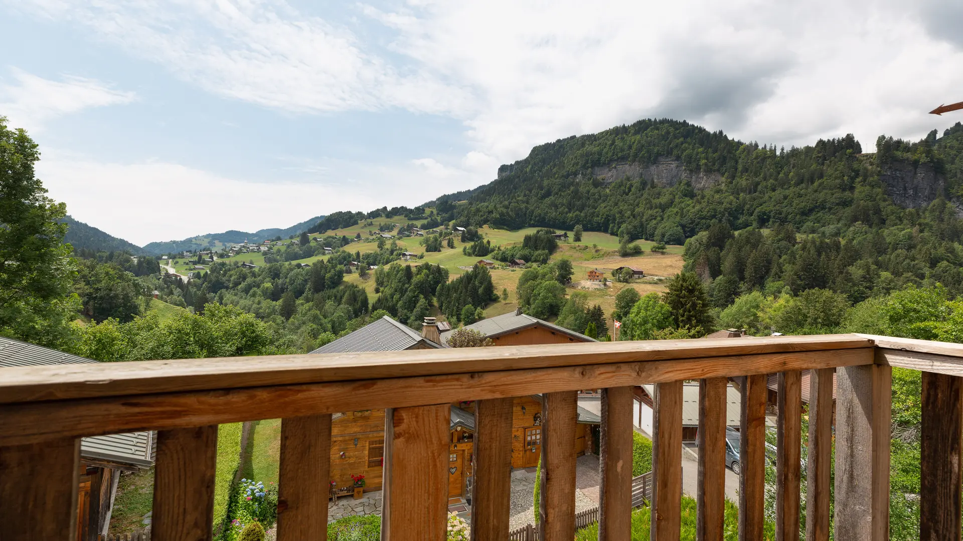 Petit balcon avec vue plein sud