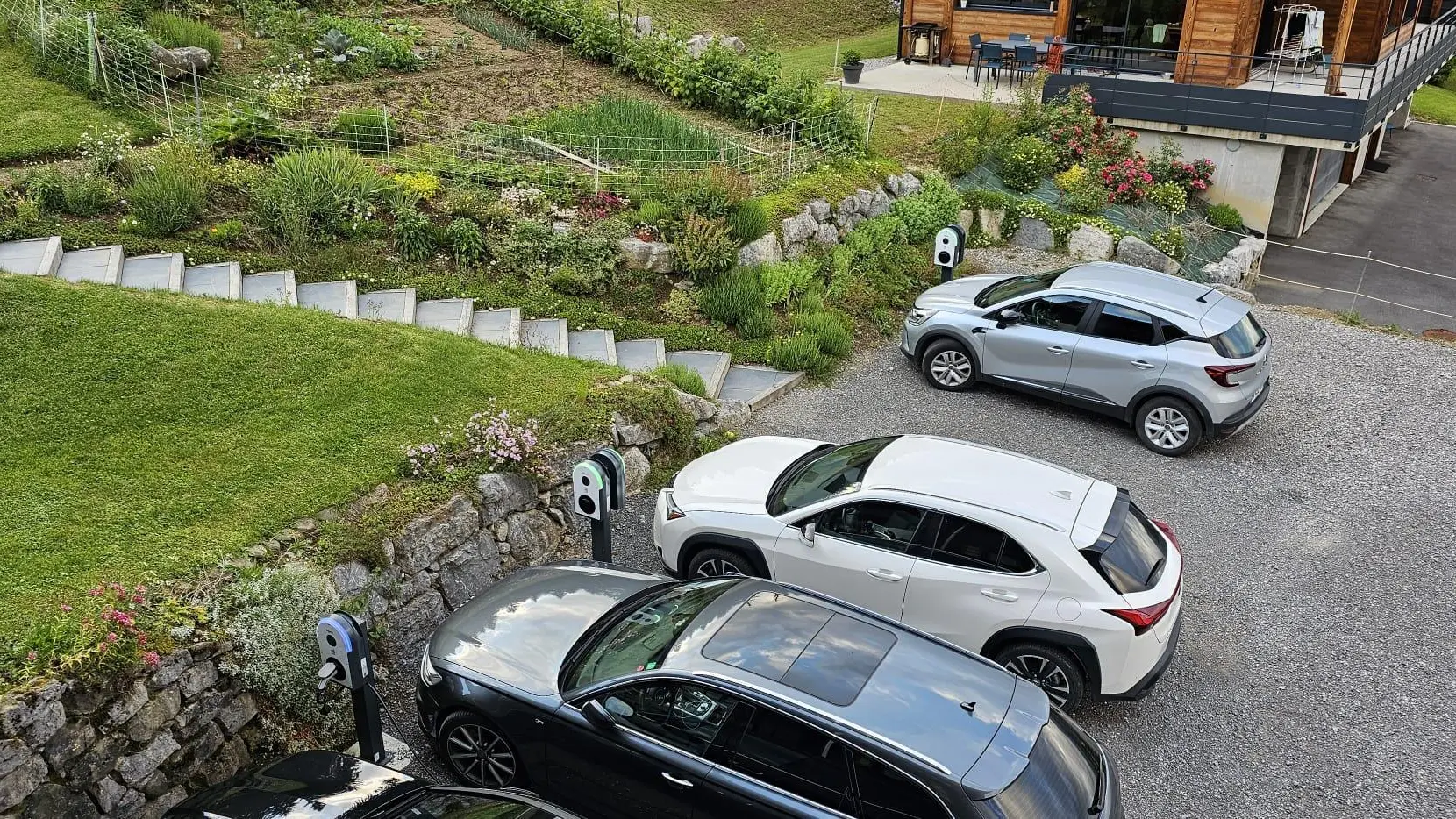 Bornes recharge véhicules électriques AC 22 kW jour