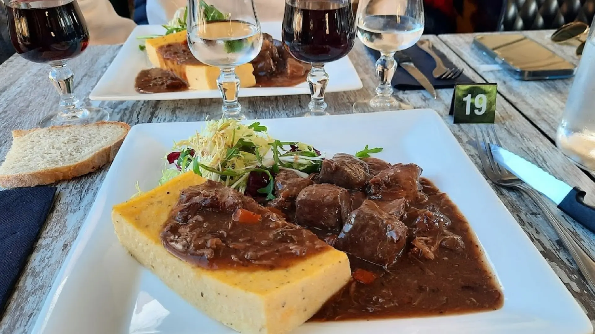 Daube et Polenta