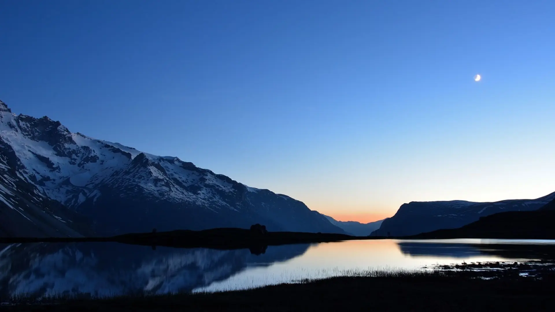 Lac du Pontet le soir