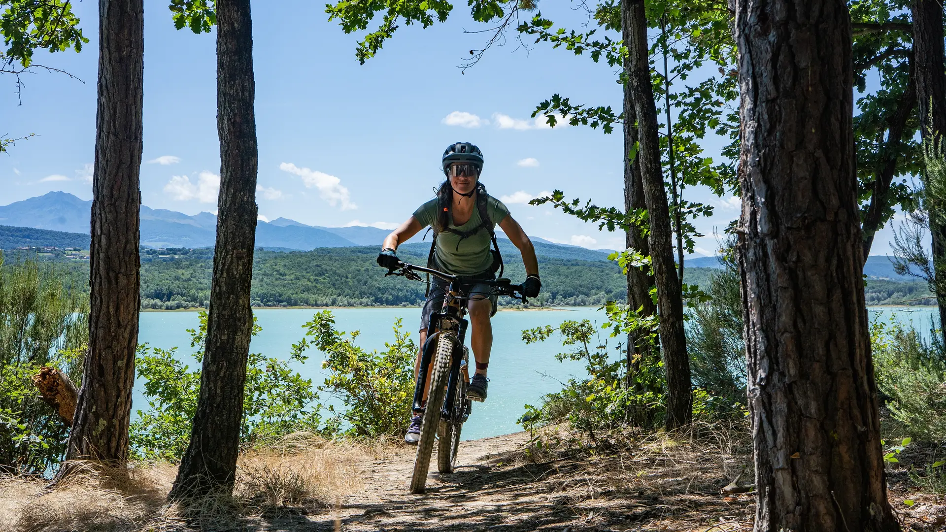 La grande traversée VTT - Le Lac de Montbel
