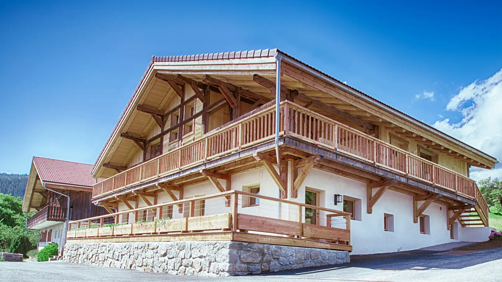 Chalet et parking