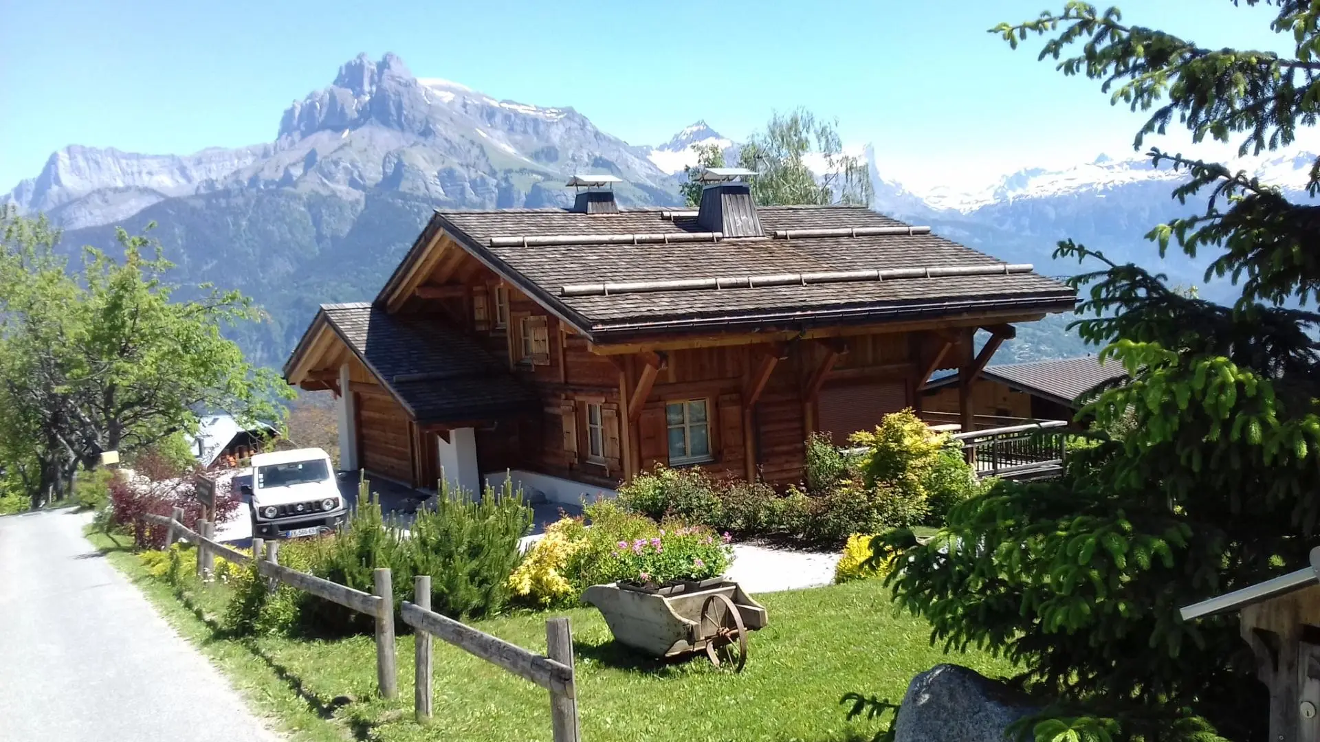 vue sud ouest en été