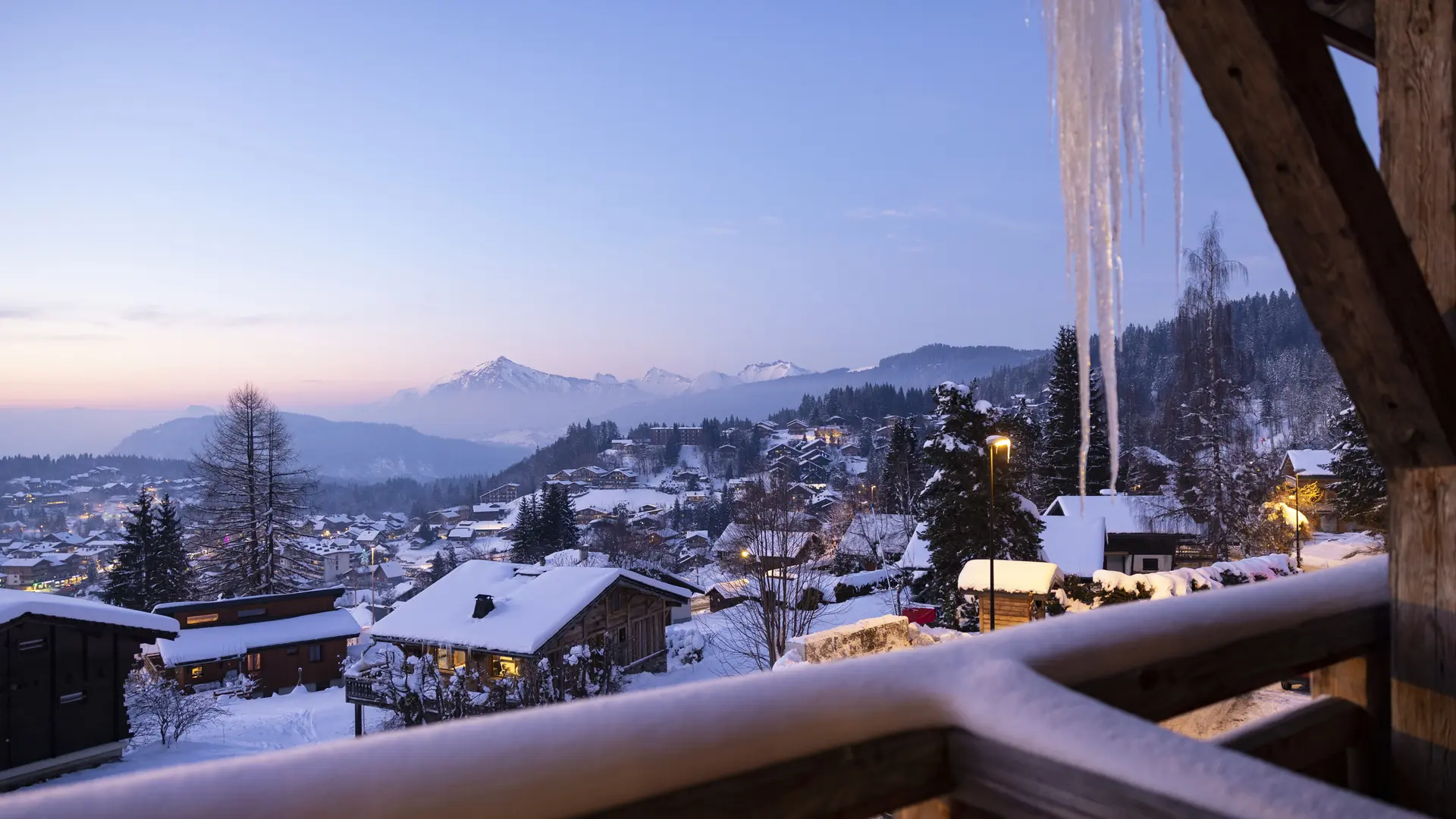 Couché de Soleil depuis les Chambres à la Ferme