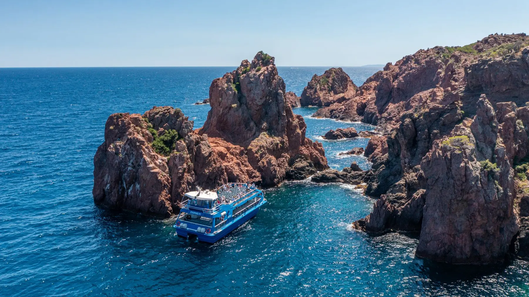 Au cœur des calanques de l'Estérel