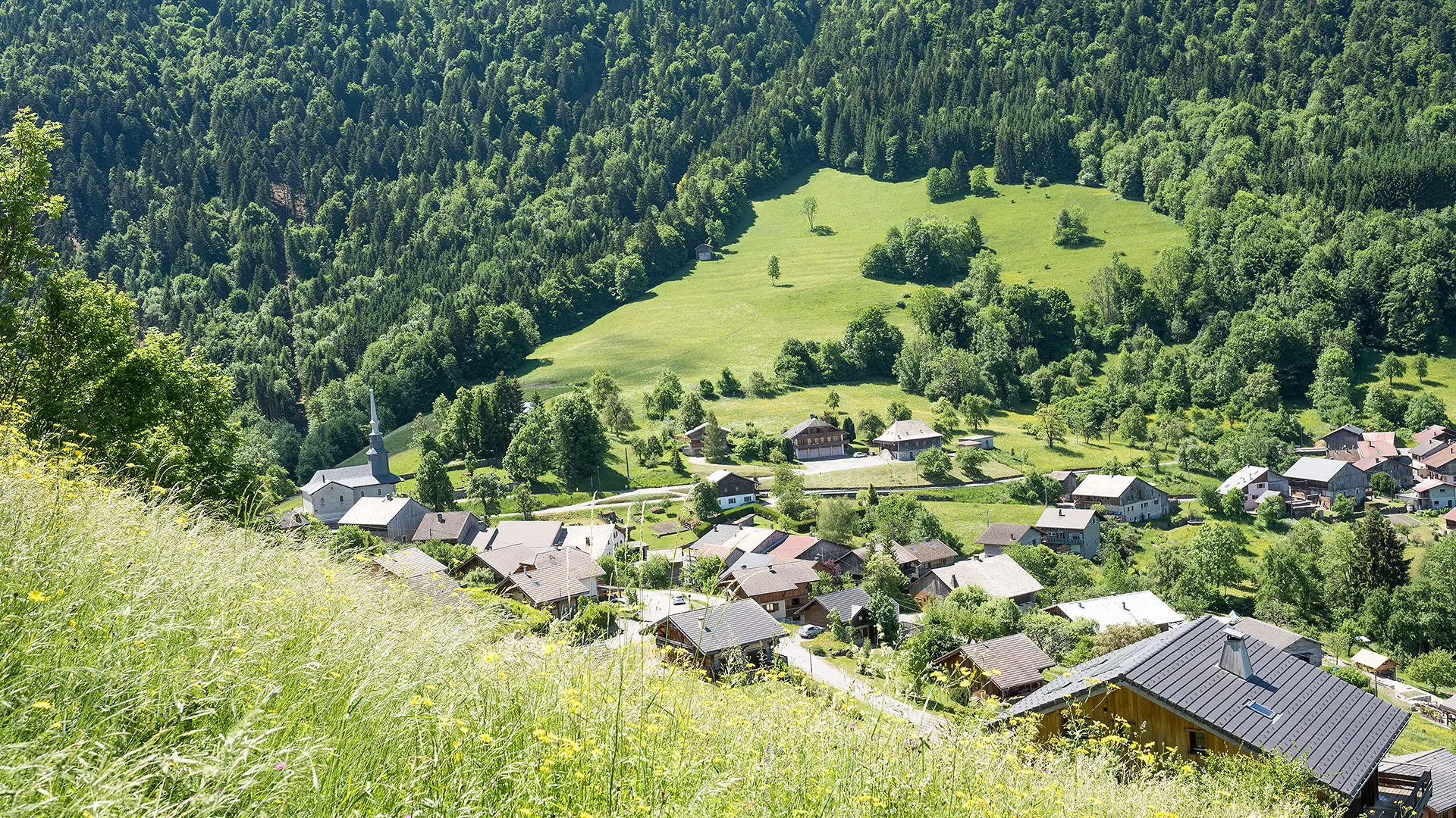 Le village de La Vernaz