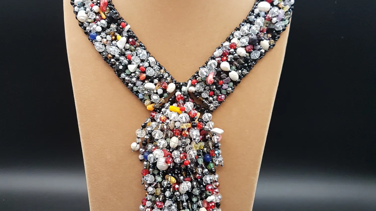 Multi-coloured necklace by Les Bijoux de Natascha