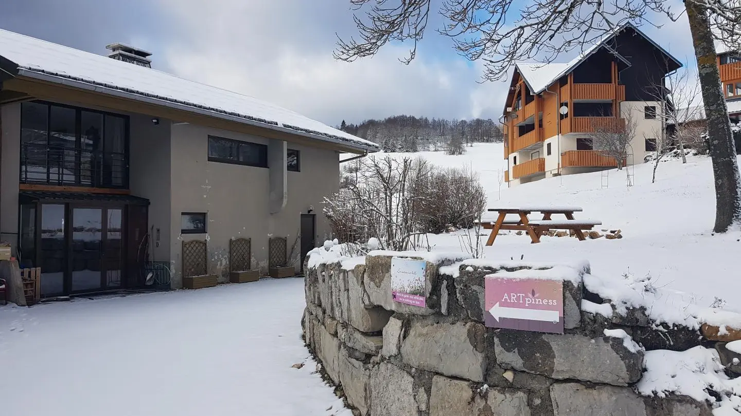 le gîte ARTpiness en Hiver
