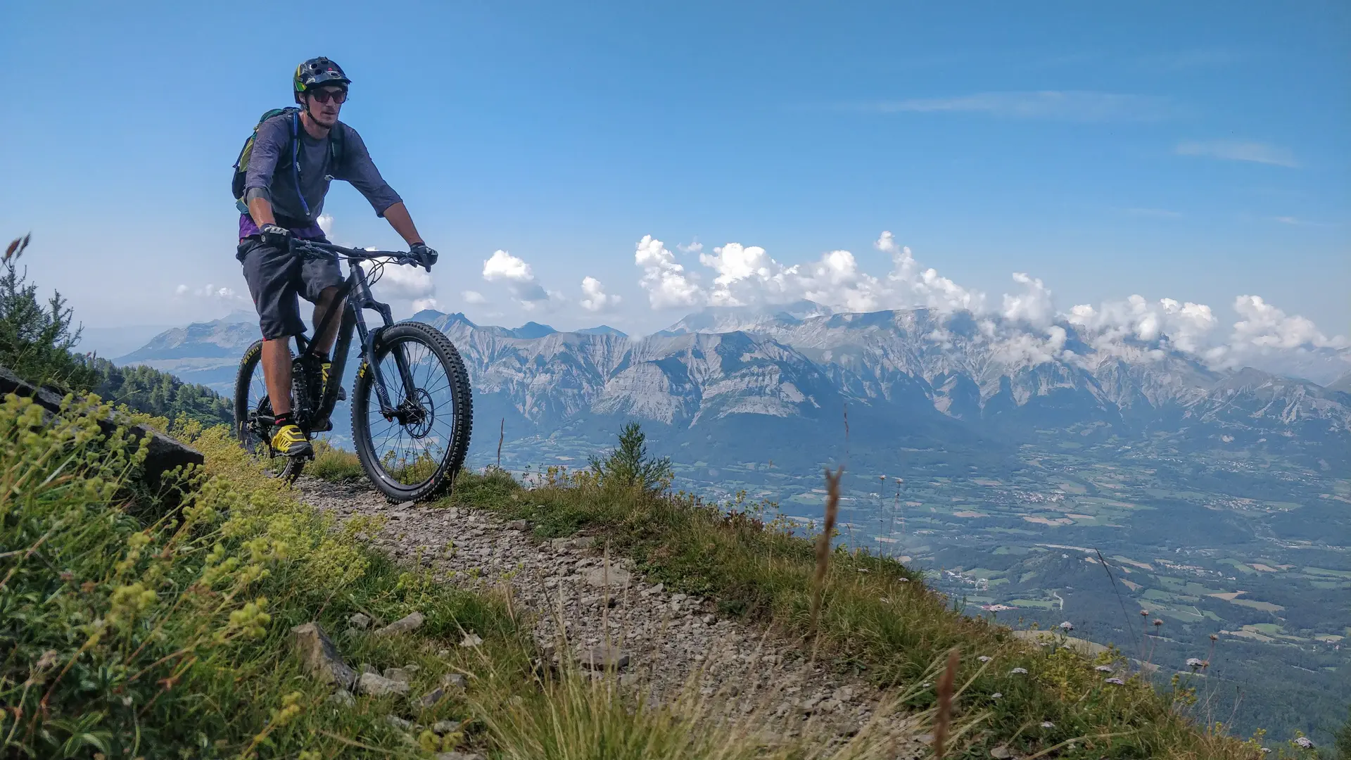 Arrivée au col de l'escalier
