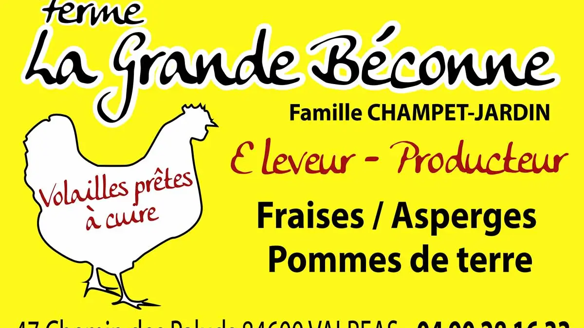 Flyer - Ferme La Grande Béconne