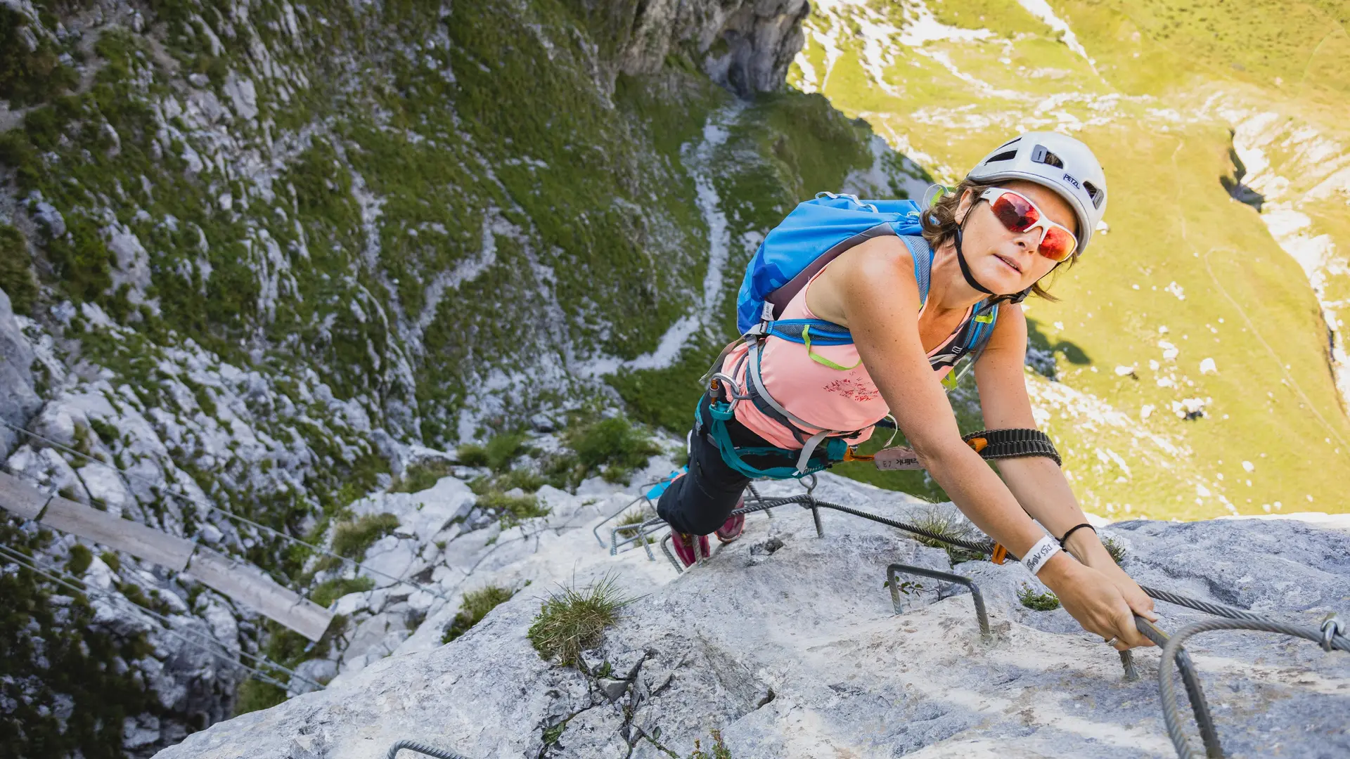 Via ferrata avec un guide au Grand-Bornand