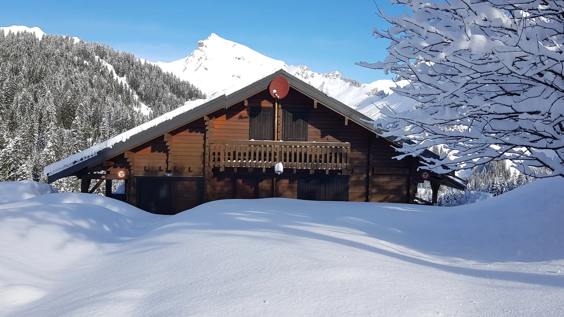 Chalet en hiver