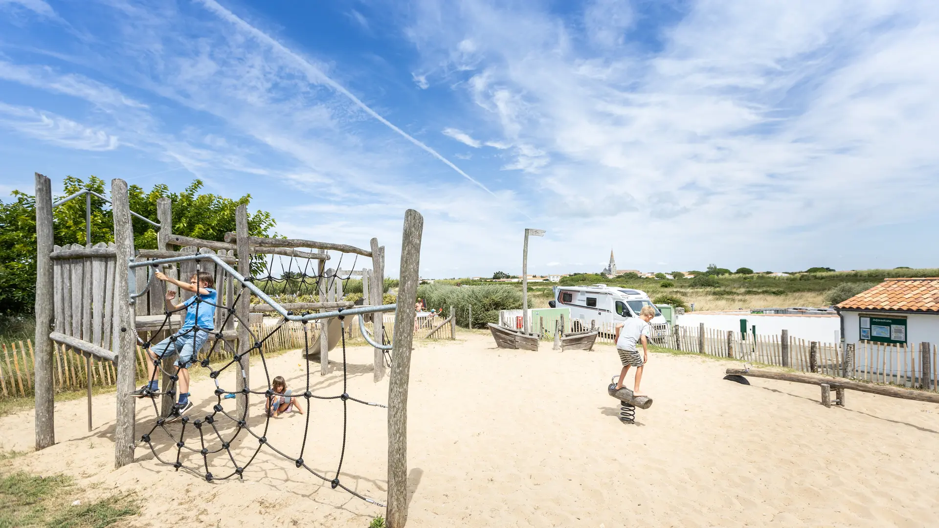 Espace de jeux à en extérieur