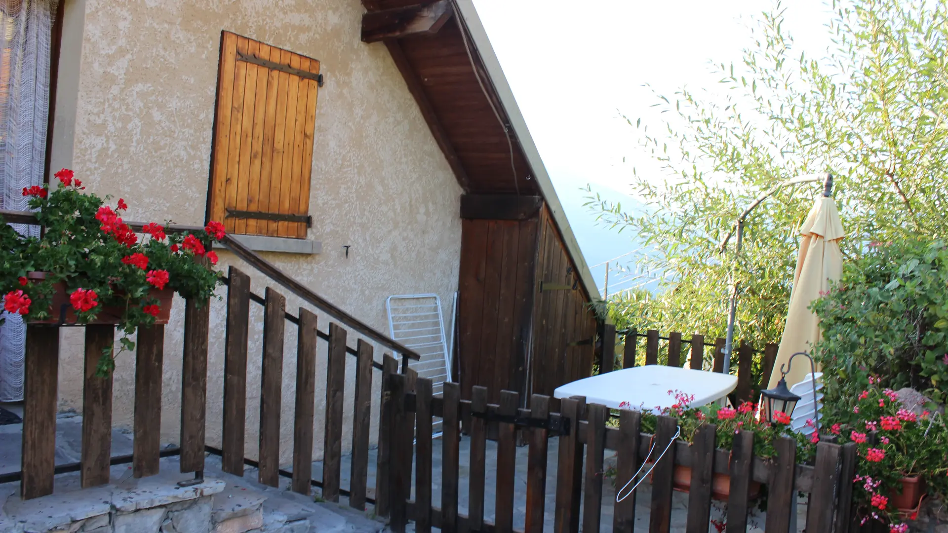 Terrasse de l'appartement