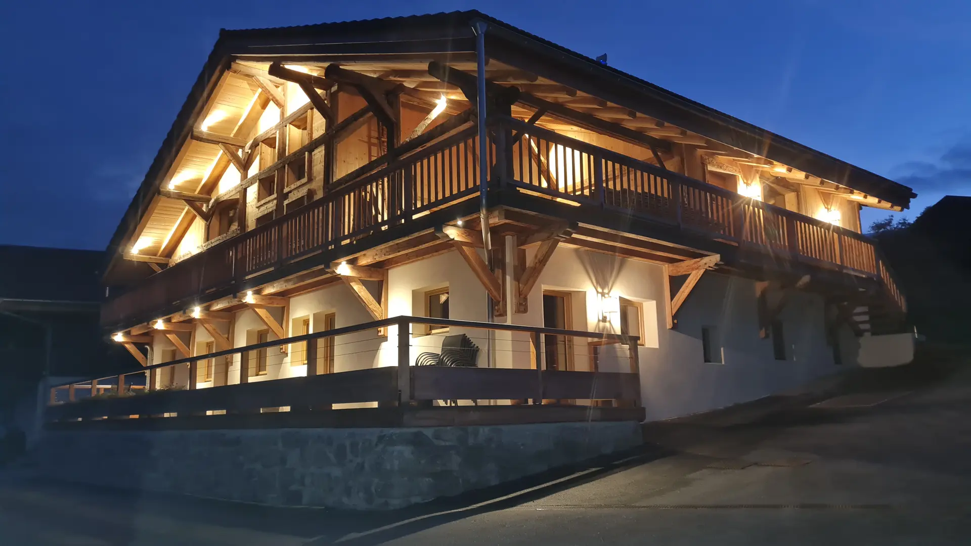 Chalet de nuit