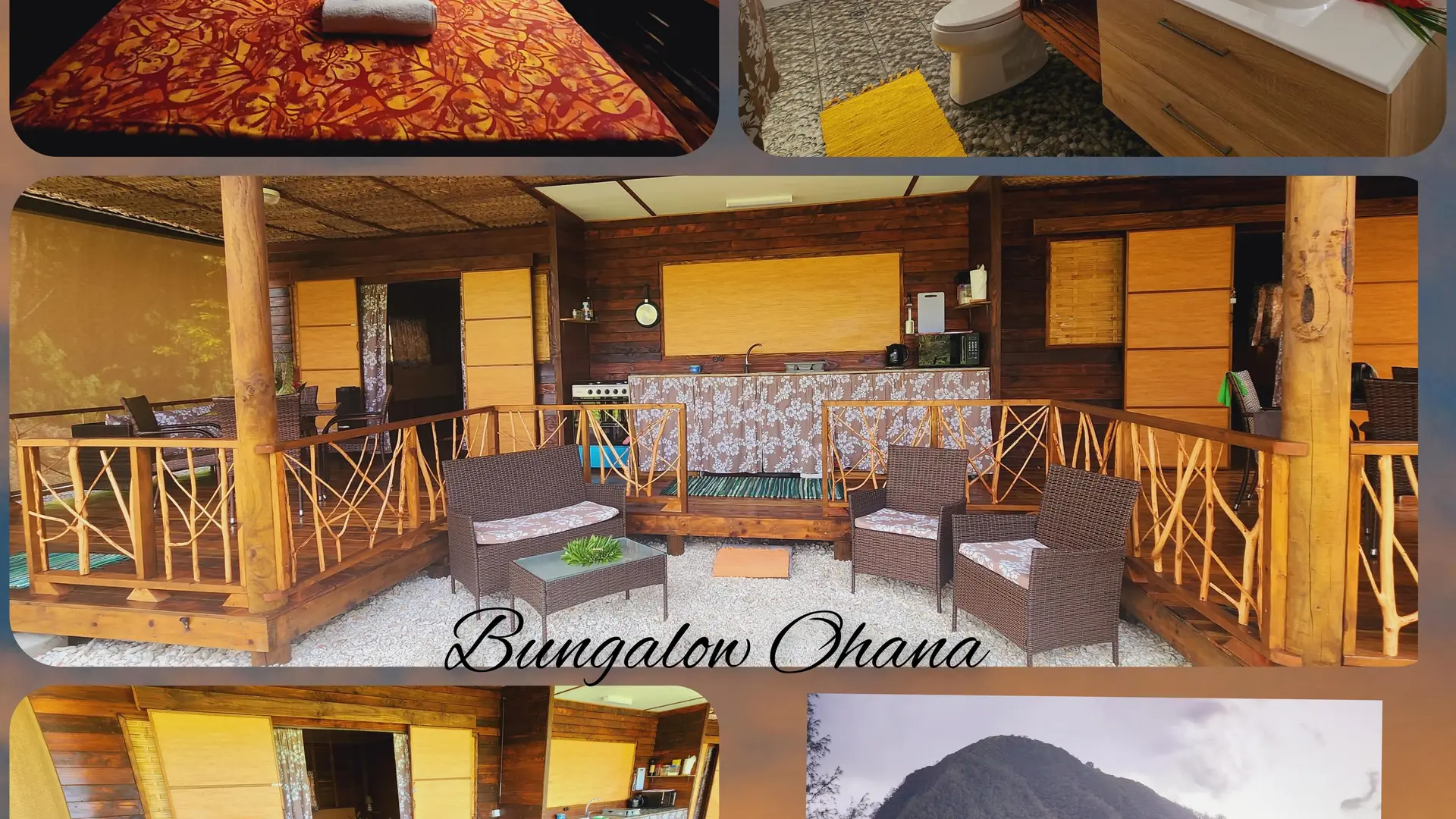 BUNGALOW OHANA 3 - Moanaiti Lodge