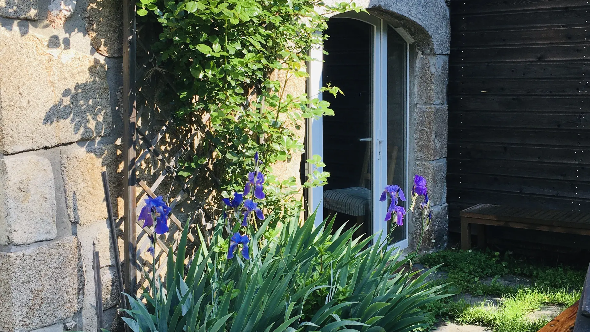 terrasse du Gîte Rainette