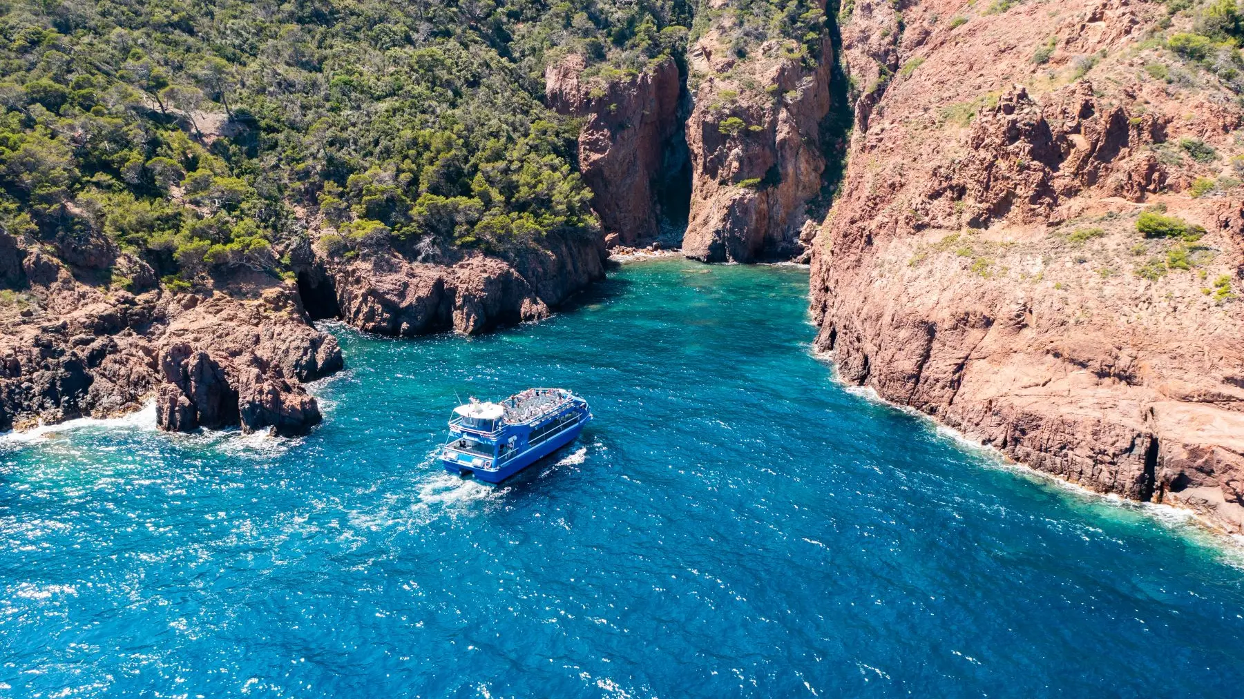 Au cœur des calanques de l'Estérel