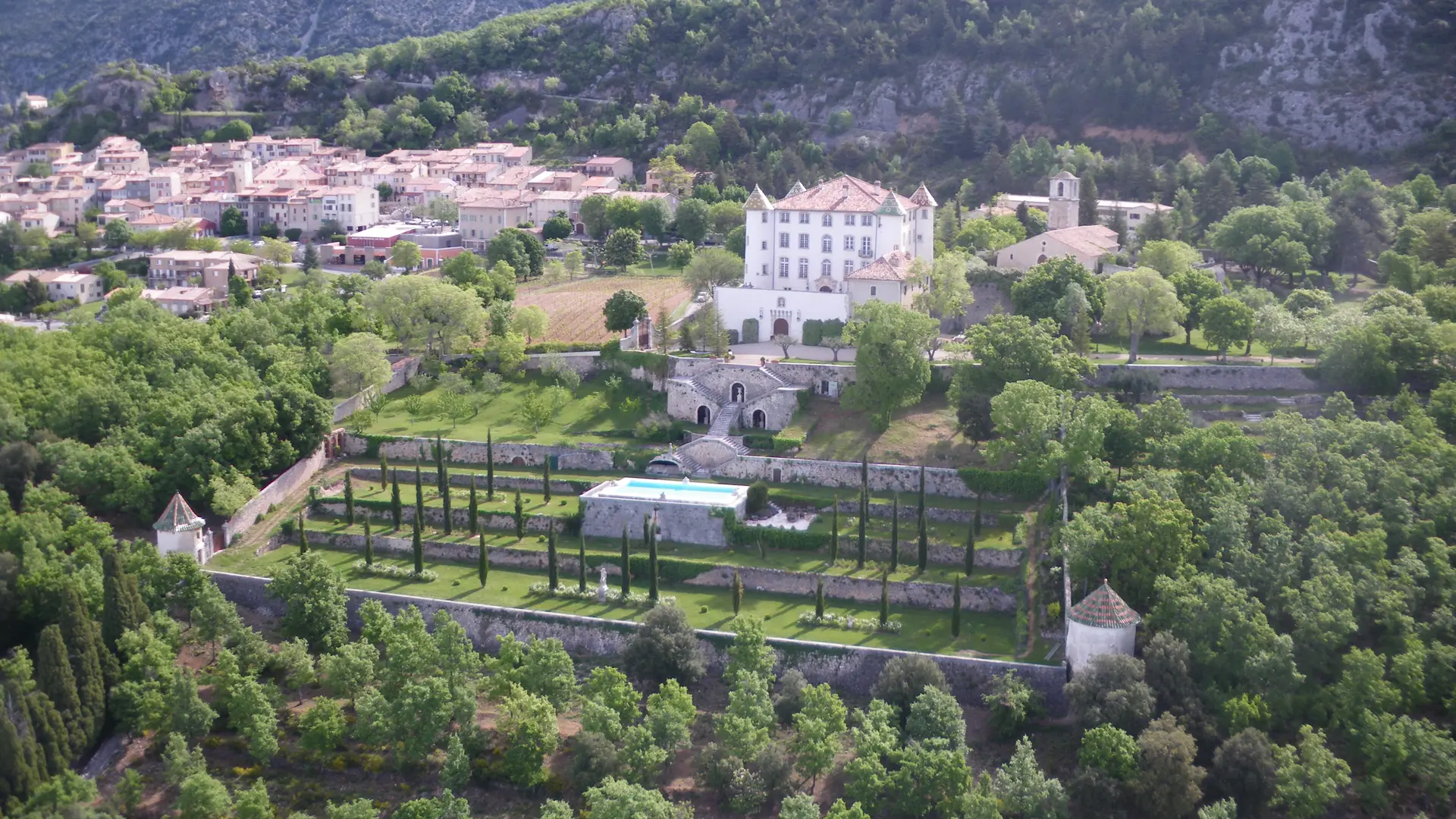 Vue sur les jardins