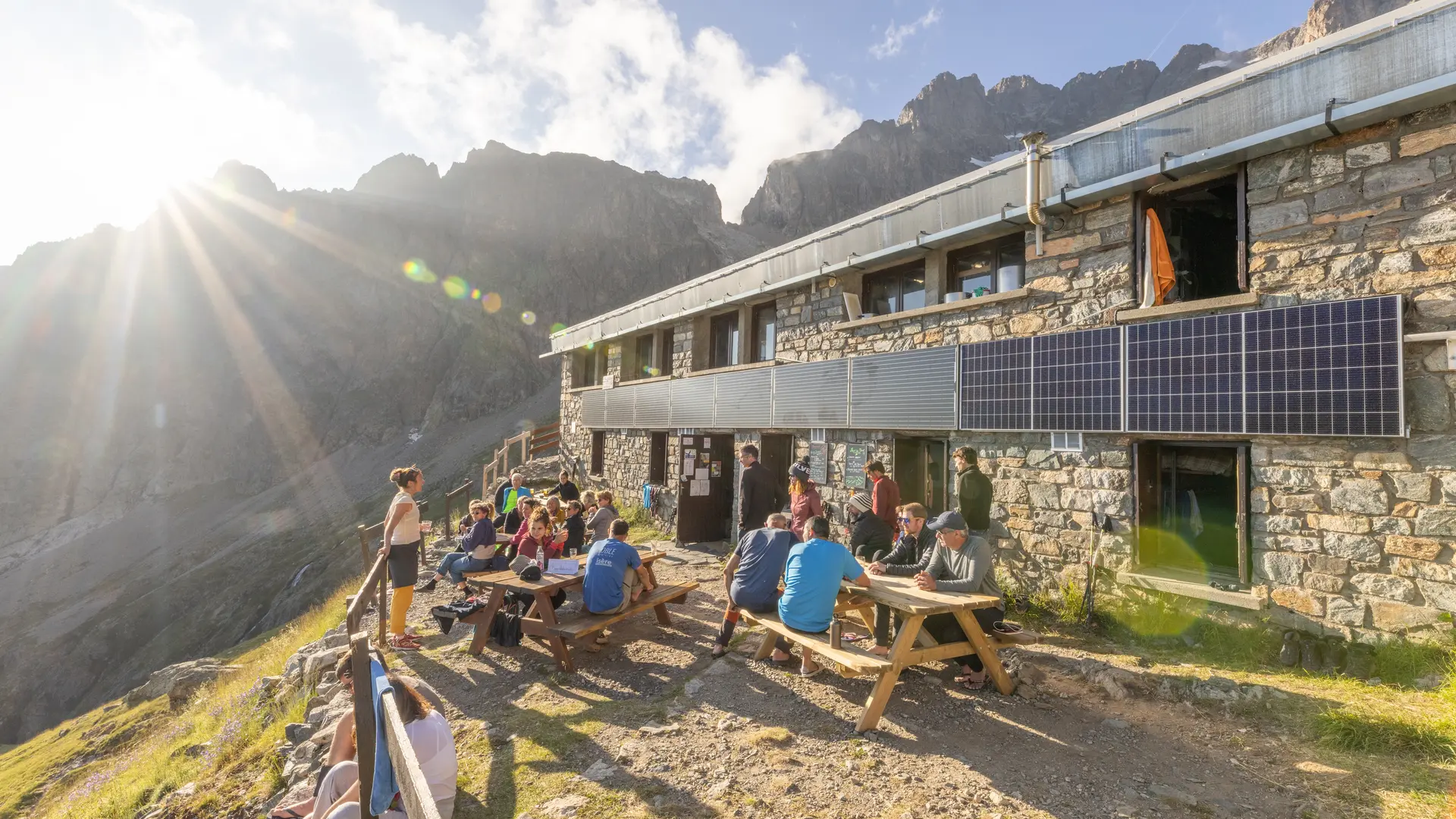 refuge de l'Olan - terrasse panoramique