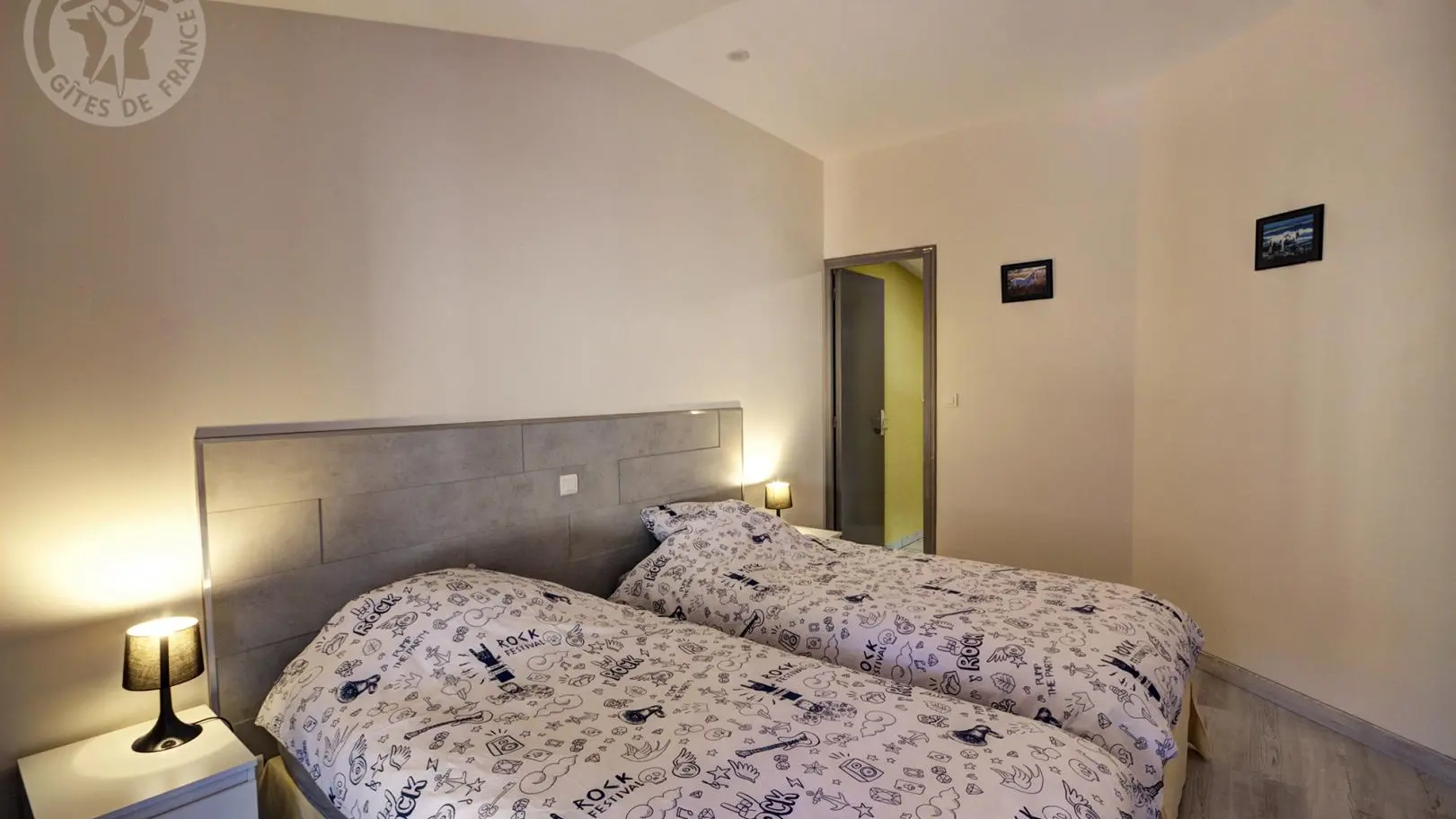 Chambre 2 avec deux lits 90.