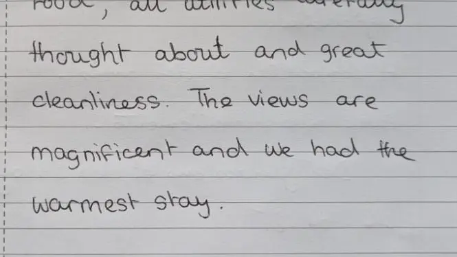 Extrait du livre d'Or