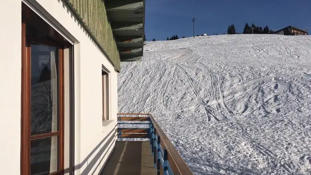 vue du balcon