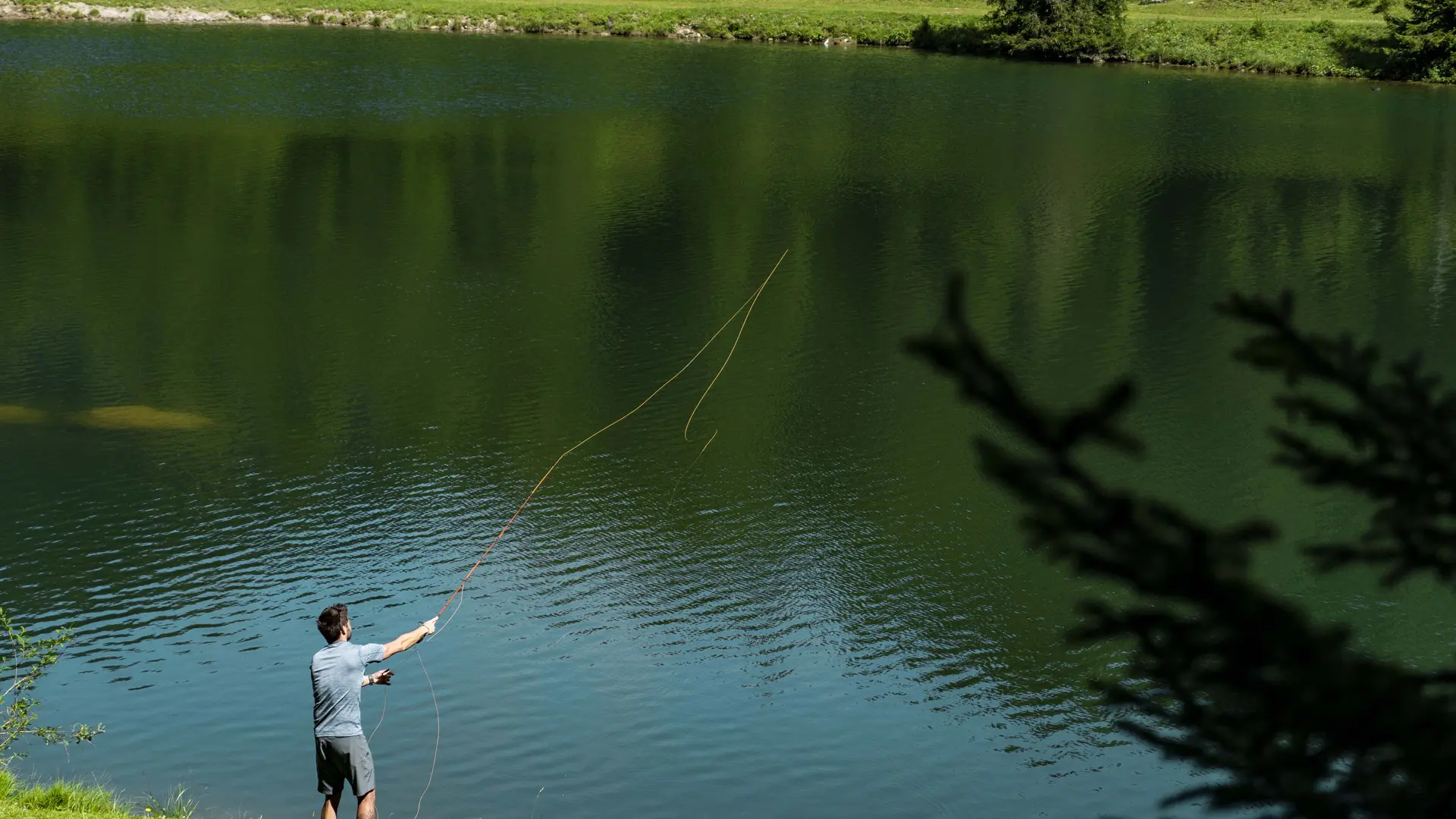Pêche au Lac de la Mouille