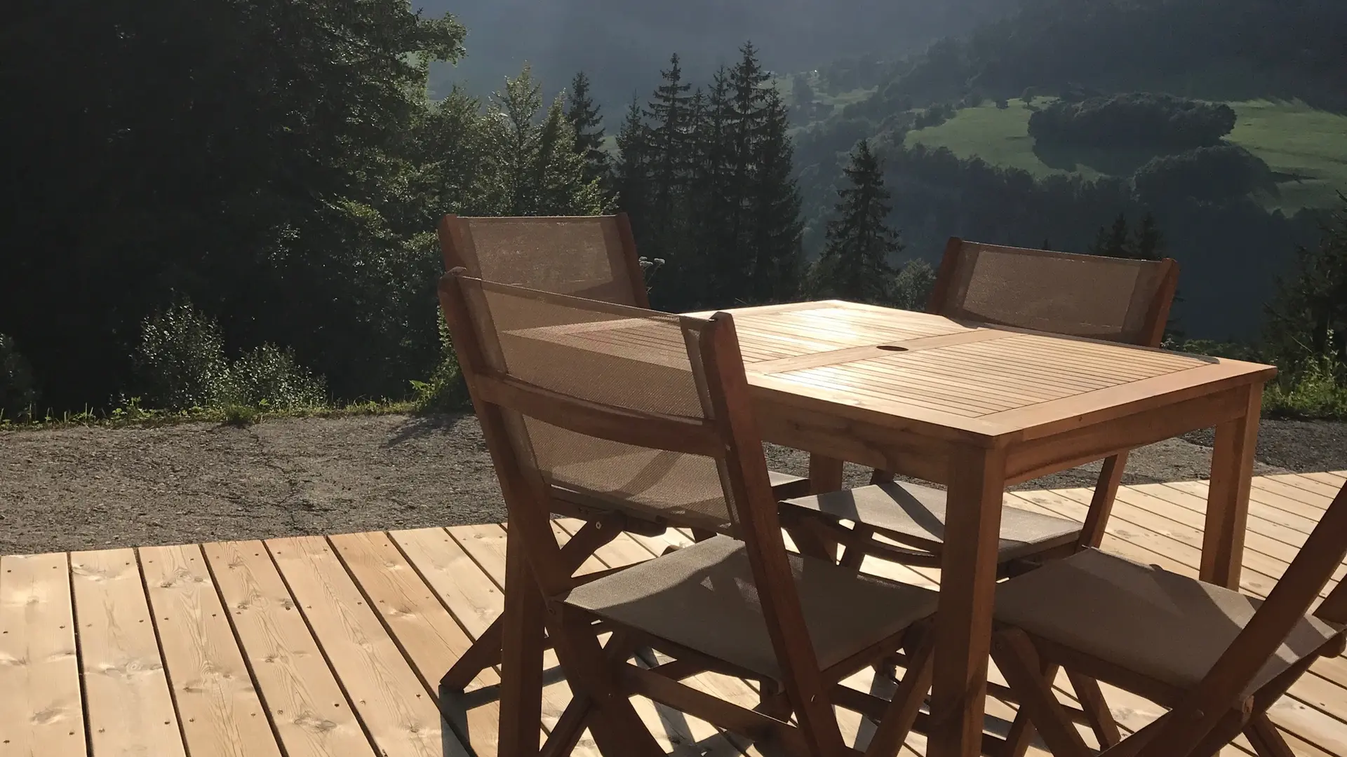 Vue terrasse/ Terrace view - Sonnerat - Le Grand-Bornand