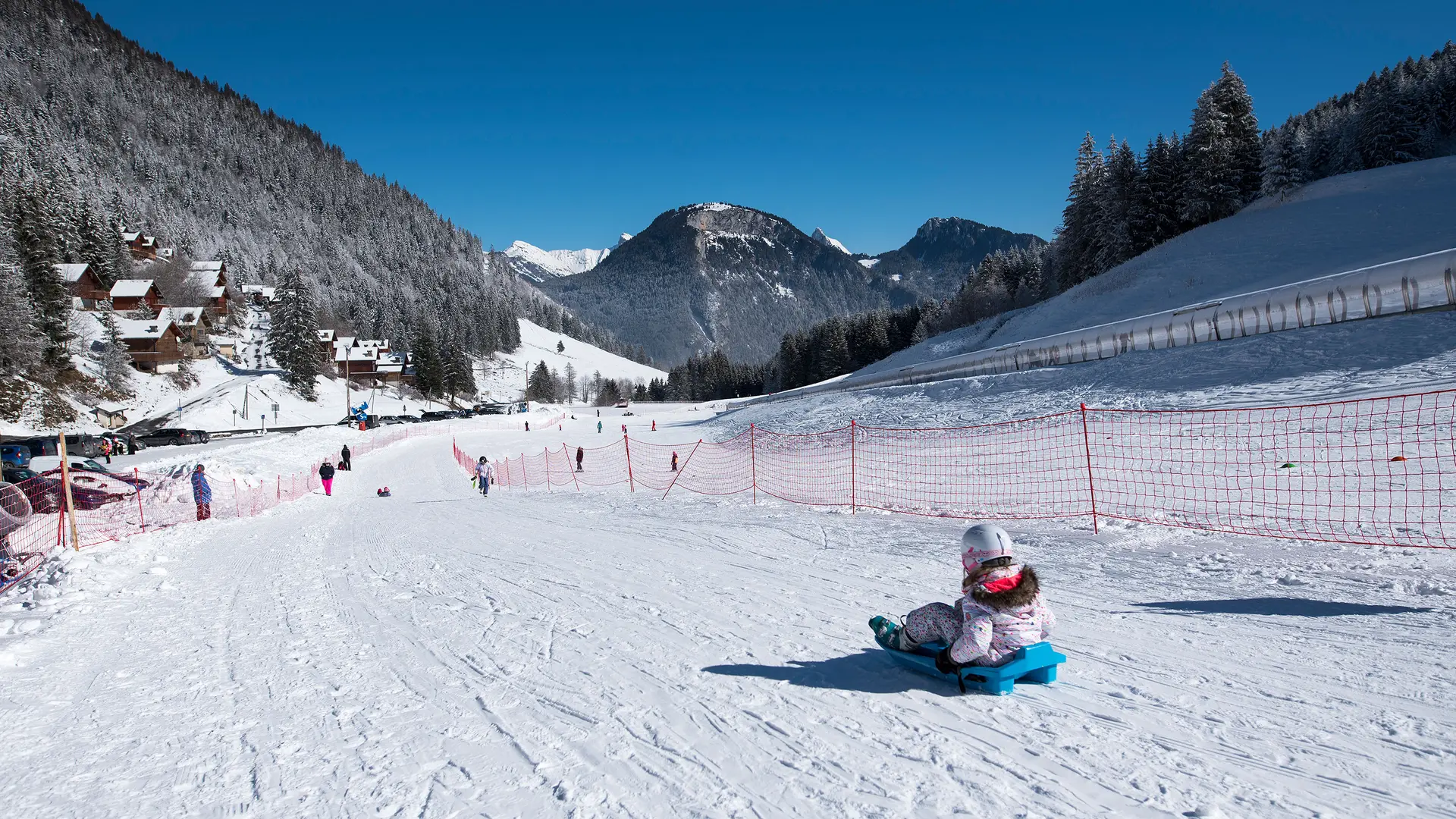 Piste de luge du Col du Corbier