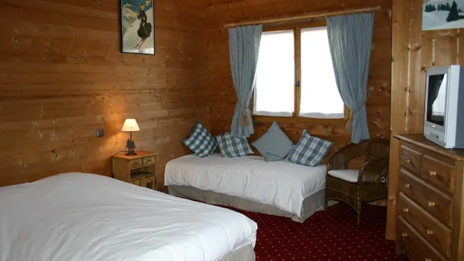 chambre,  hotel 3* coin savoyard, combloux
