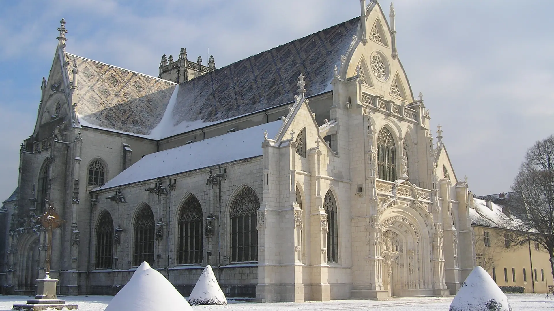 Brou sous la neige