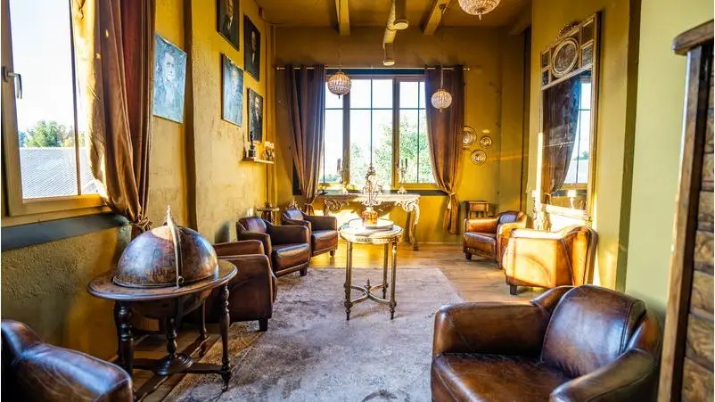 Salon cosy à l'étage