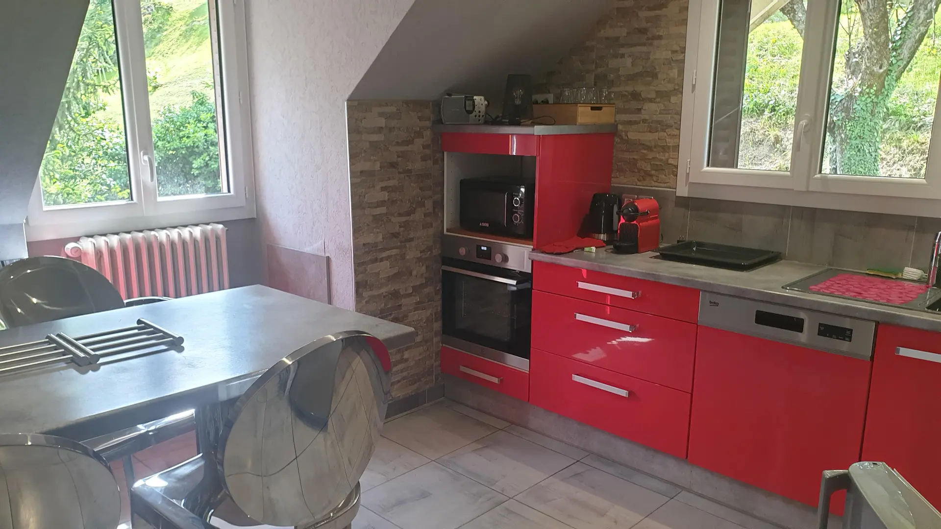 Cuisine et salle à mangezr