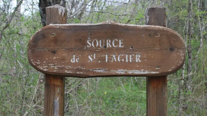 La source de Saint-Lagier panneau