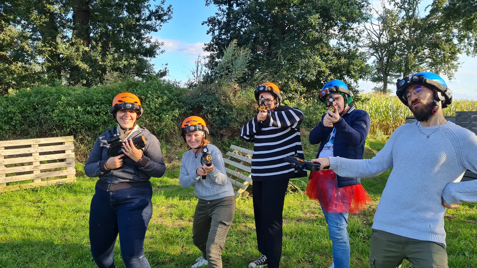 Ferme des delices foreziens,lasergame,jeux,equipes,labyrinthe,famille,amis,teambuilding,anniversaire,EJF-EVG,st cyr les vignes,Loire Forez 42