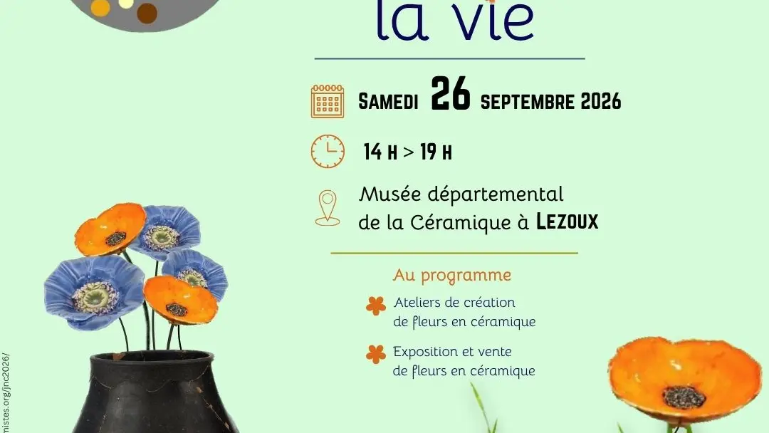 Journée Nationale de la Céramique : Les céramistes fleurissent la vie_Lezoux