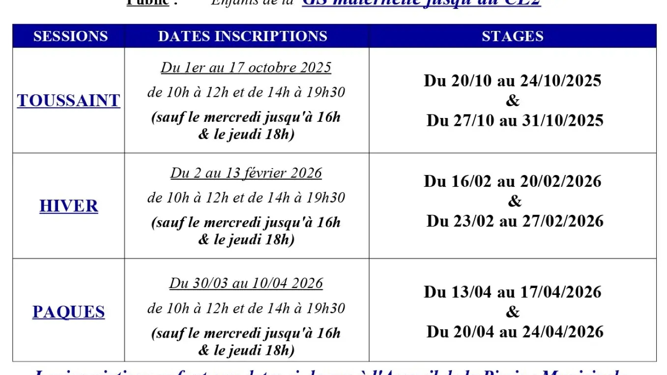 Piscine municipale Six-Fours