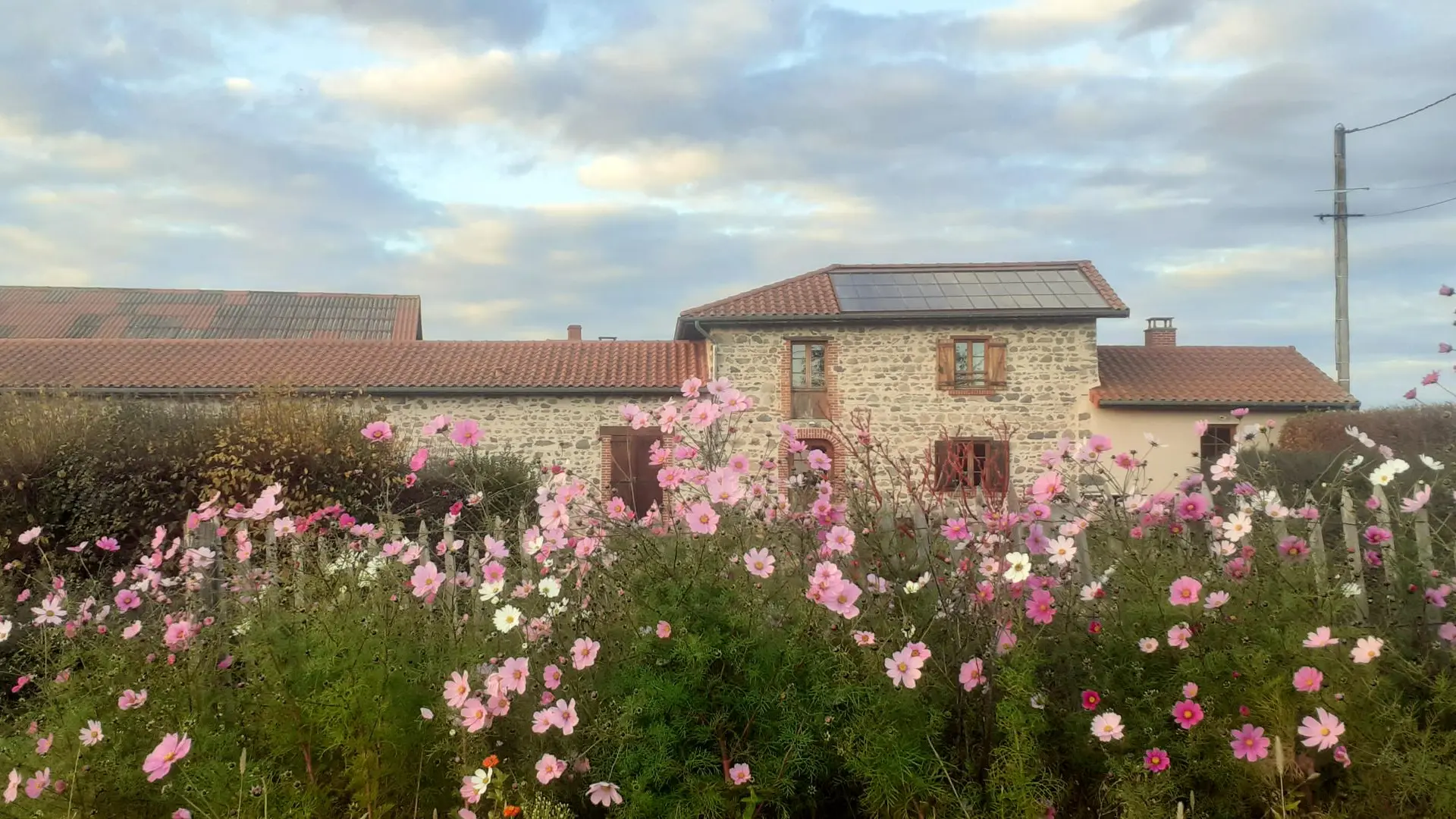 Vue depuis le jardin.
