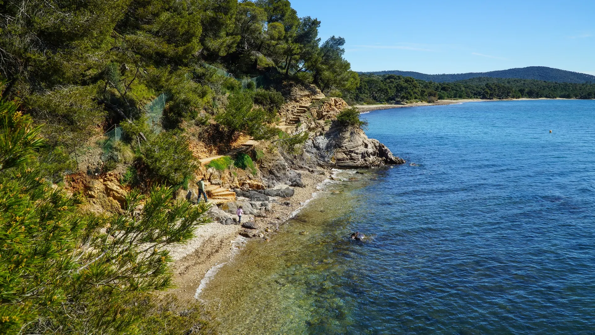 Coastal path from Argentière to La Londe les Maures to Fort de Brégançon to Bormes les Mimosas