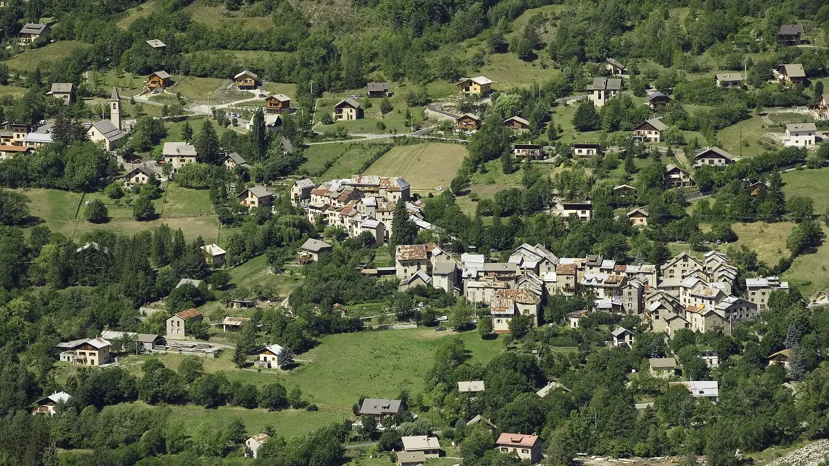 Vue générale de Villars Colmars