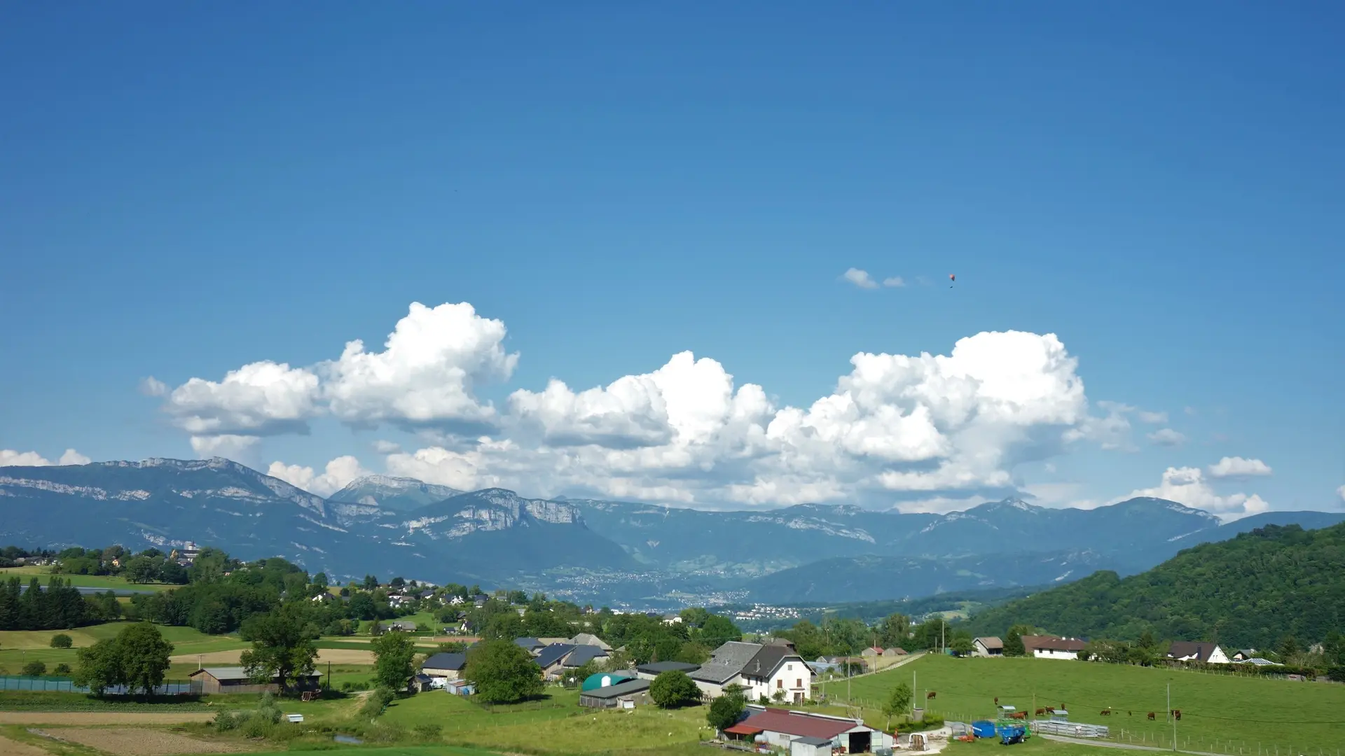 vue sur les Bauges