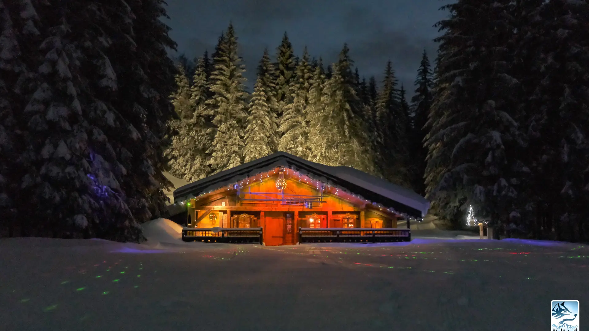Arrivée au chalet