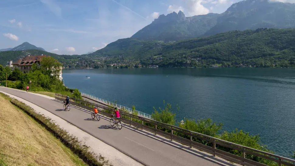 Lac d'Annecy, piste cyclable
